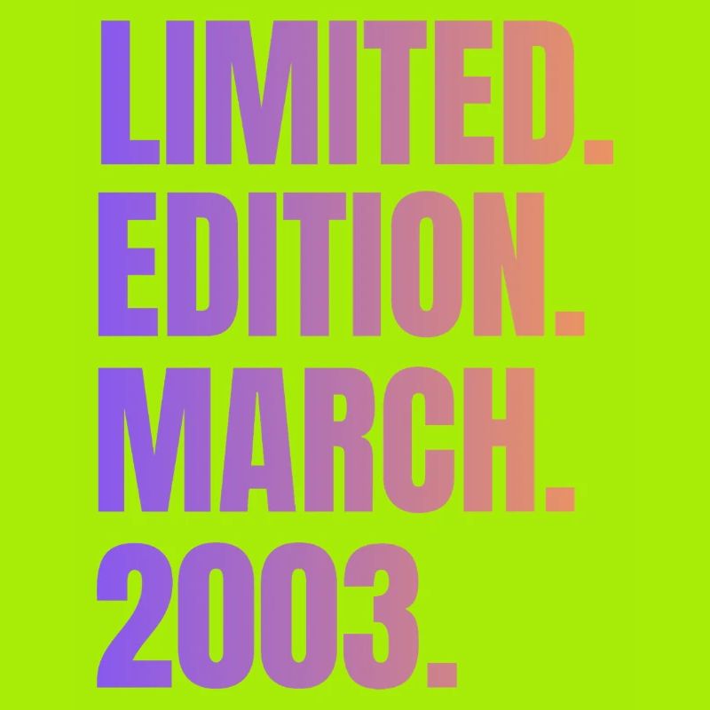 Limitierte Auflage März 2003