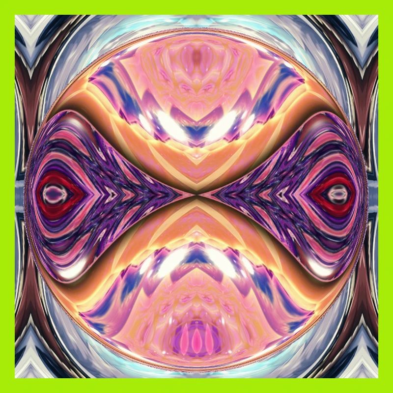 Kaleidoskop Orb Farbexplosion