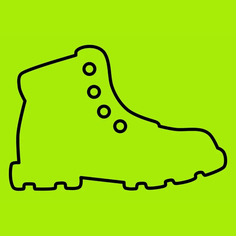 Wall shoe - black contour