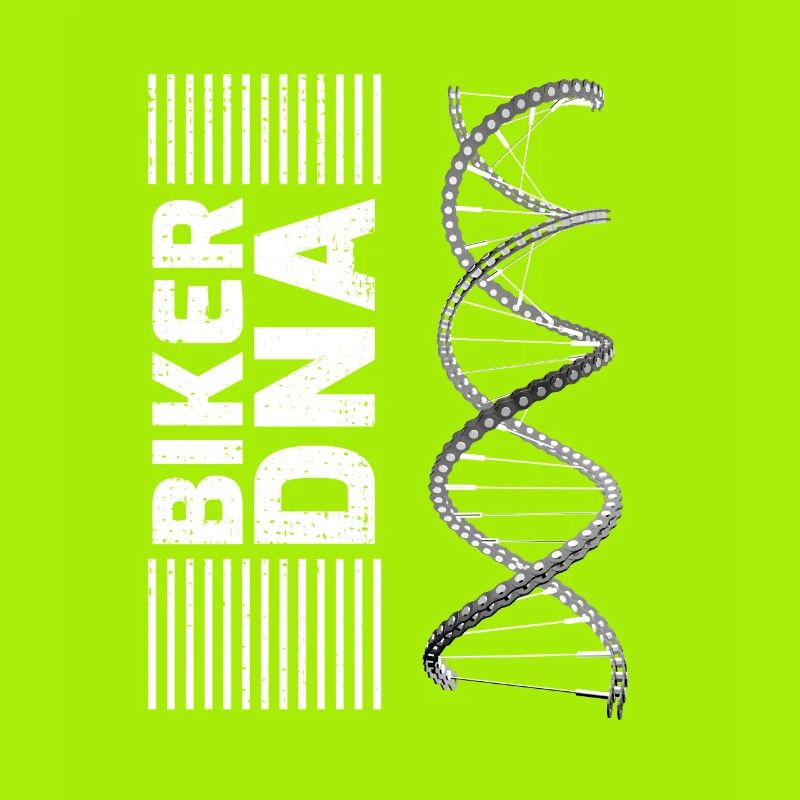 Fahradfahrer DNA Kette Speichen