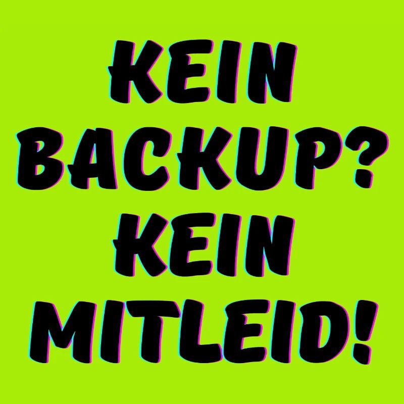 Kein Backup, Programmierer IT Funny