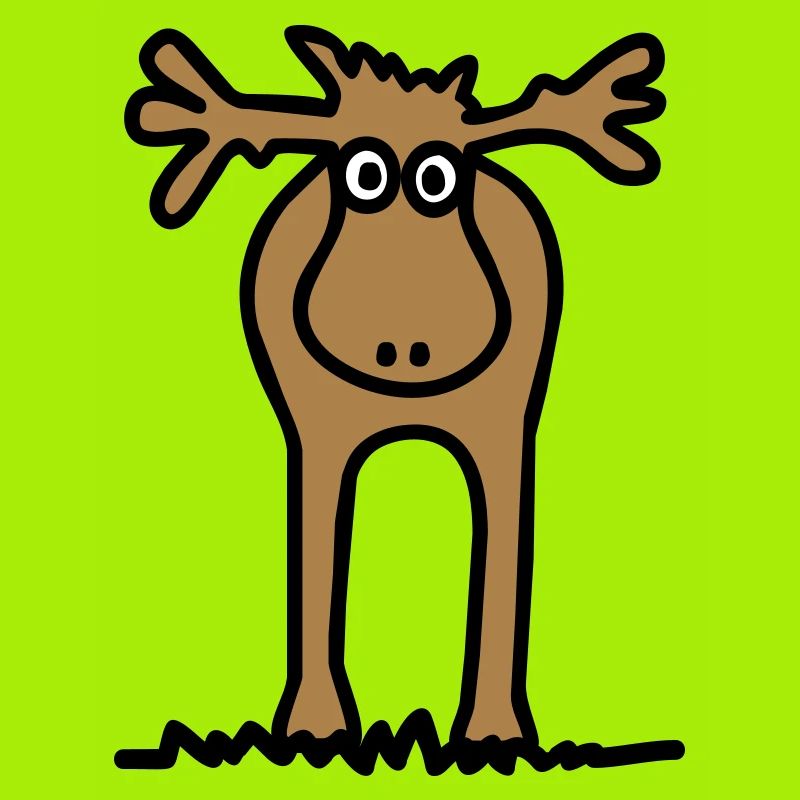 Lustiger Elch oder Rentier?