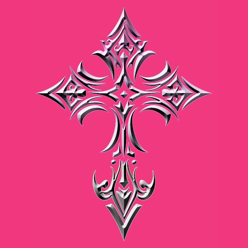 Gradient Gothic Cross