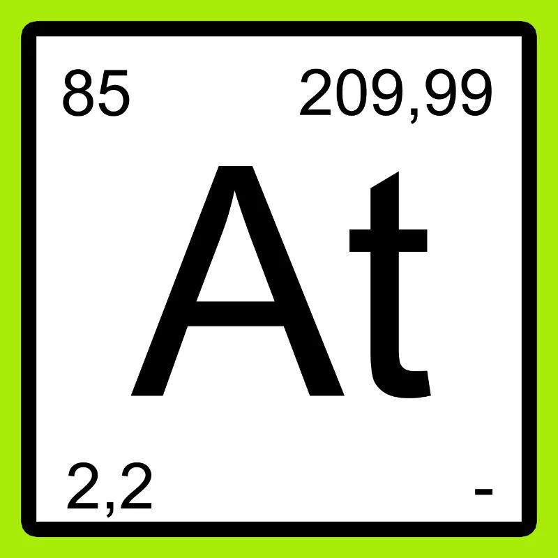 Astatine Elementtile Print