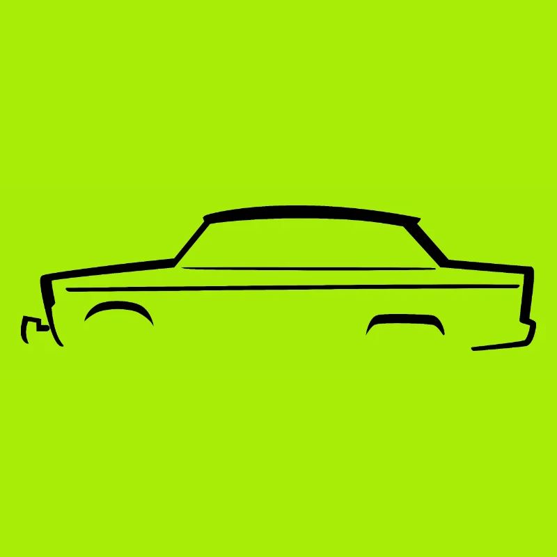 Car-Silhouette | Oldtimer | Trapez