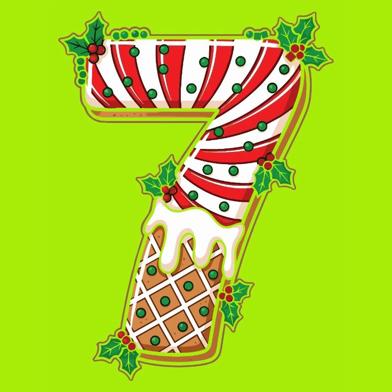 Weihnachts 7 Eisstiel Mistel