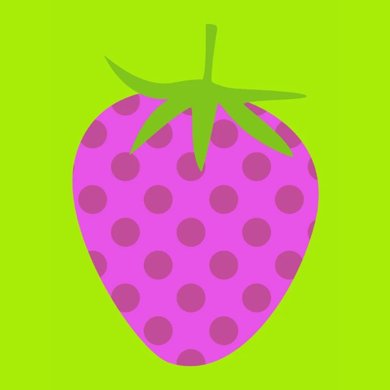 Strawberry Dots Dots Fruit Pink Dots Pattern