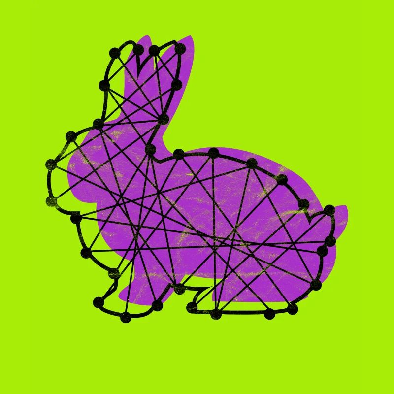 EASTER BUNNY RABBIT JOYEUX EASTER BUNNY CADEAU