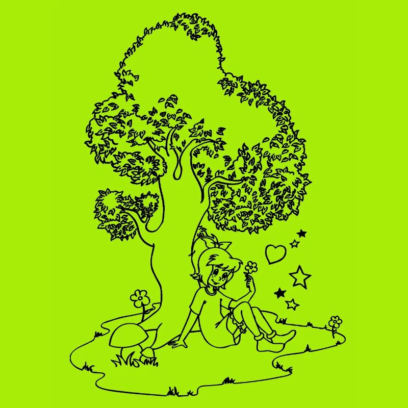 Bibi Blocksberg Design Mit Bibi Und Großem Baum