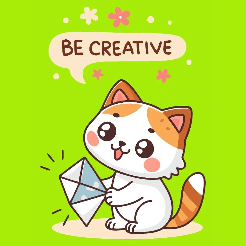 Creative Kawaii Cat
