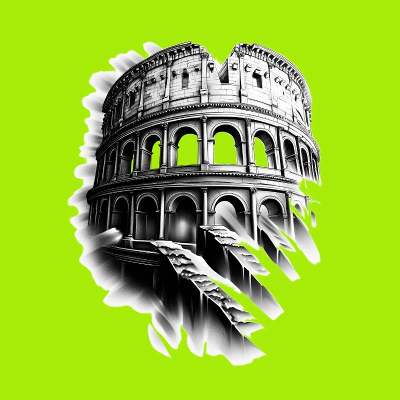 Engraved Colosseum and Spectral Staircase