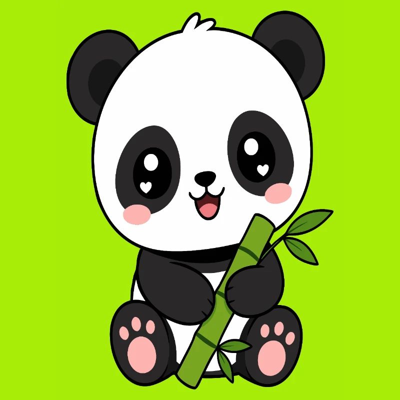 Panda Bamboo Charm
