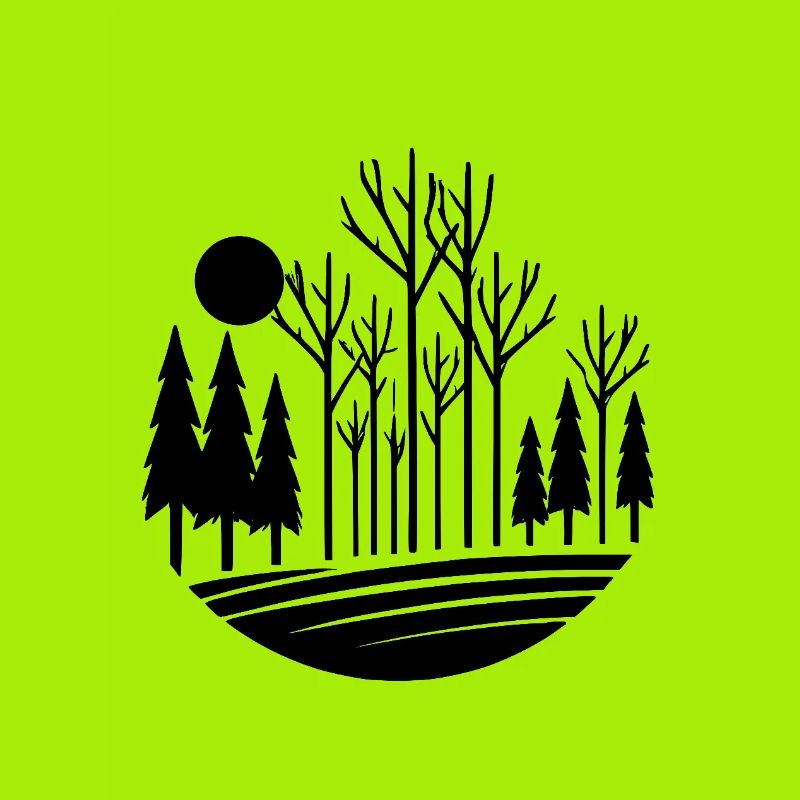Waldsilhouette