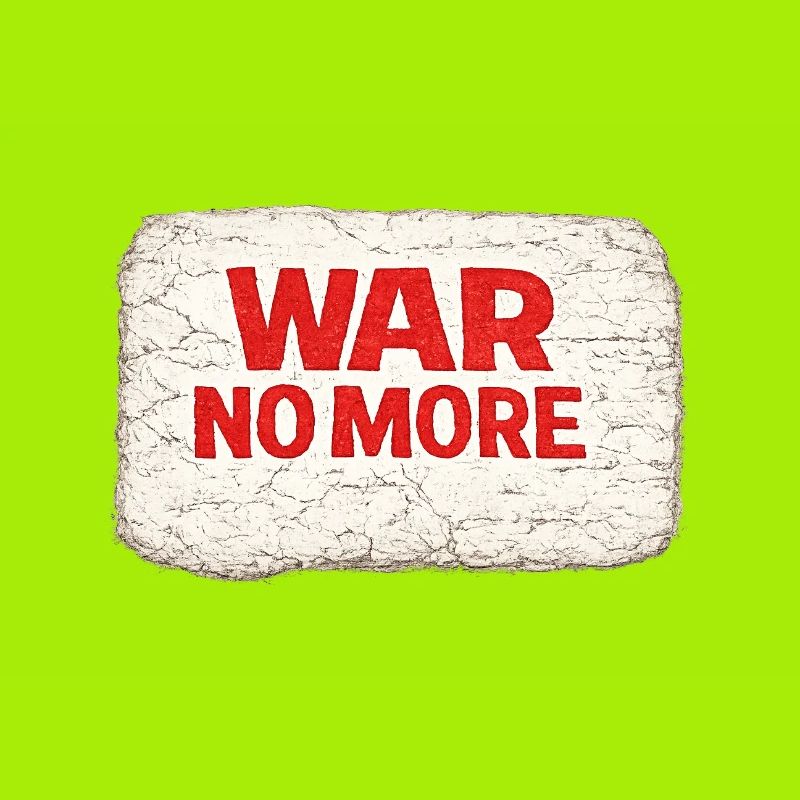 War No More – Sticker Peace & Humanity