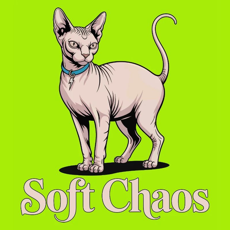 Soft Chaos Sphynx Cat