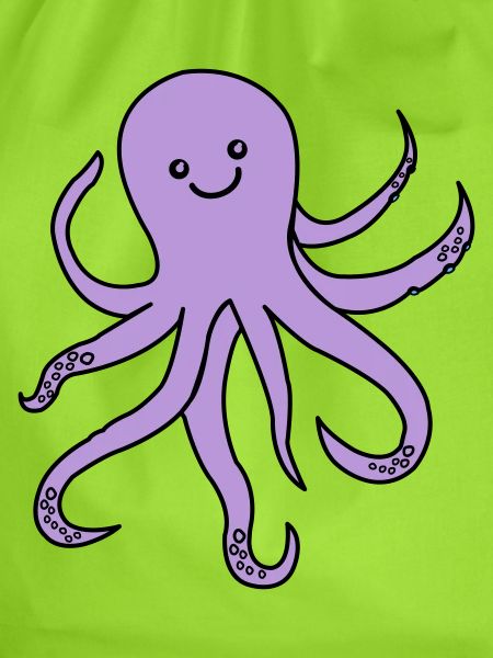 Purple Octopus Charm