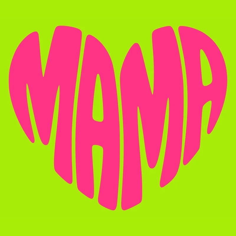 Mama Herz Form Mutter Herzform Muttertag Geschenk