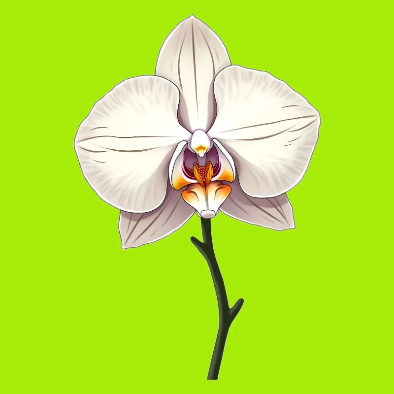 Weisse Orchidee