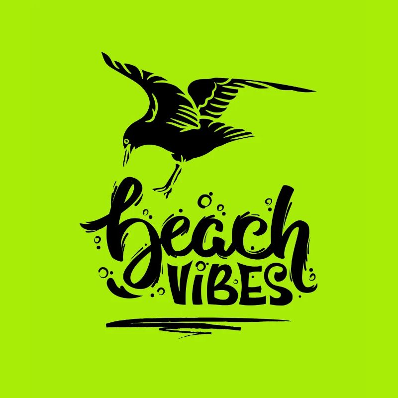 Beach Vibes & Möwe