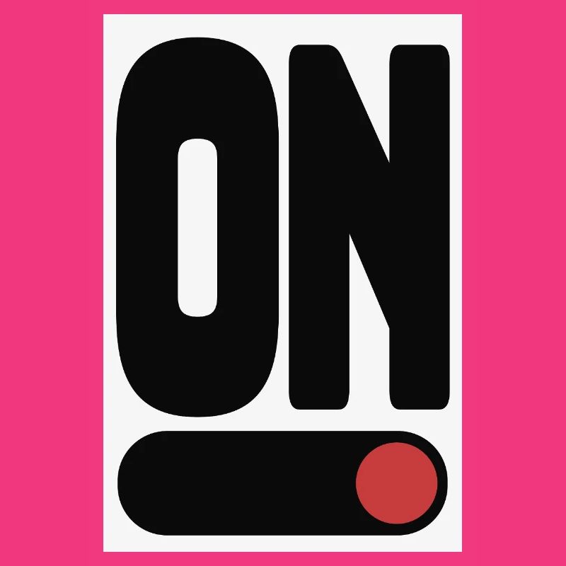 ON Statement Poster Minimal Design