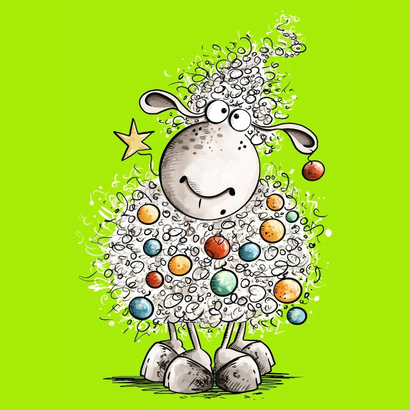 Fleece Navidad Sheep Christmas