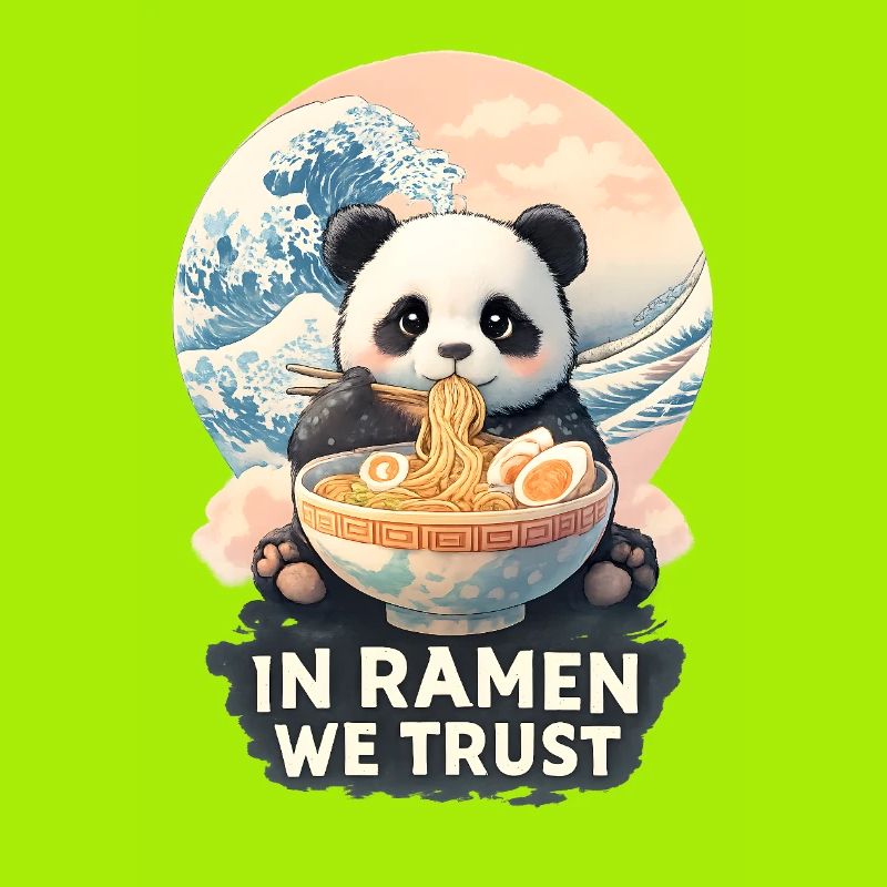 Panda Ramen Great Wave Japan