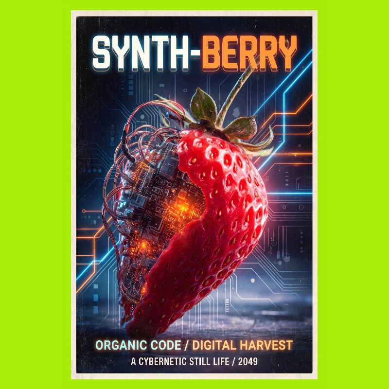 Synth-Beere: Kybernetische Erdbeere