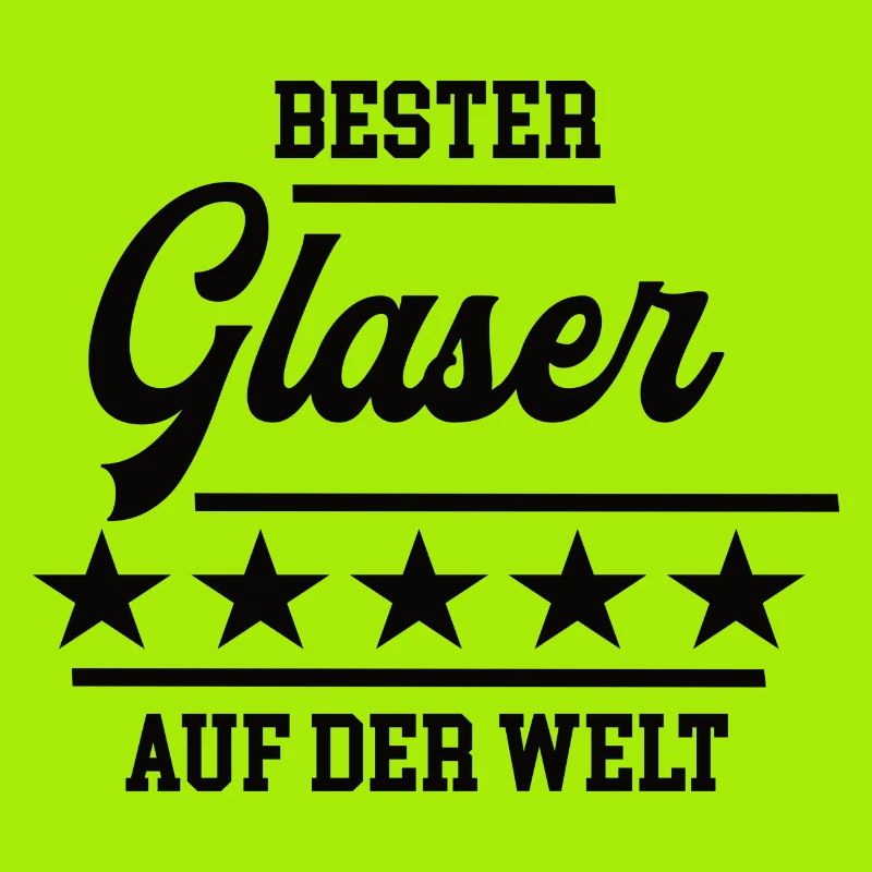 Bester Glaser der Welt weltbester Meister Chef