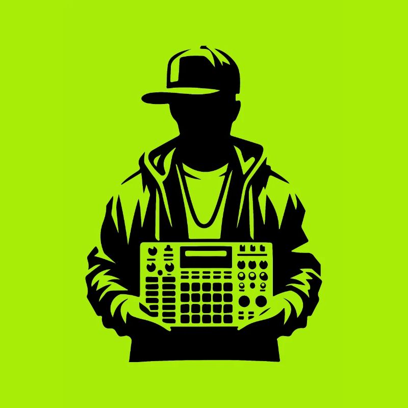 Beatmaker Holding Sampler