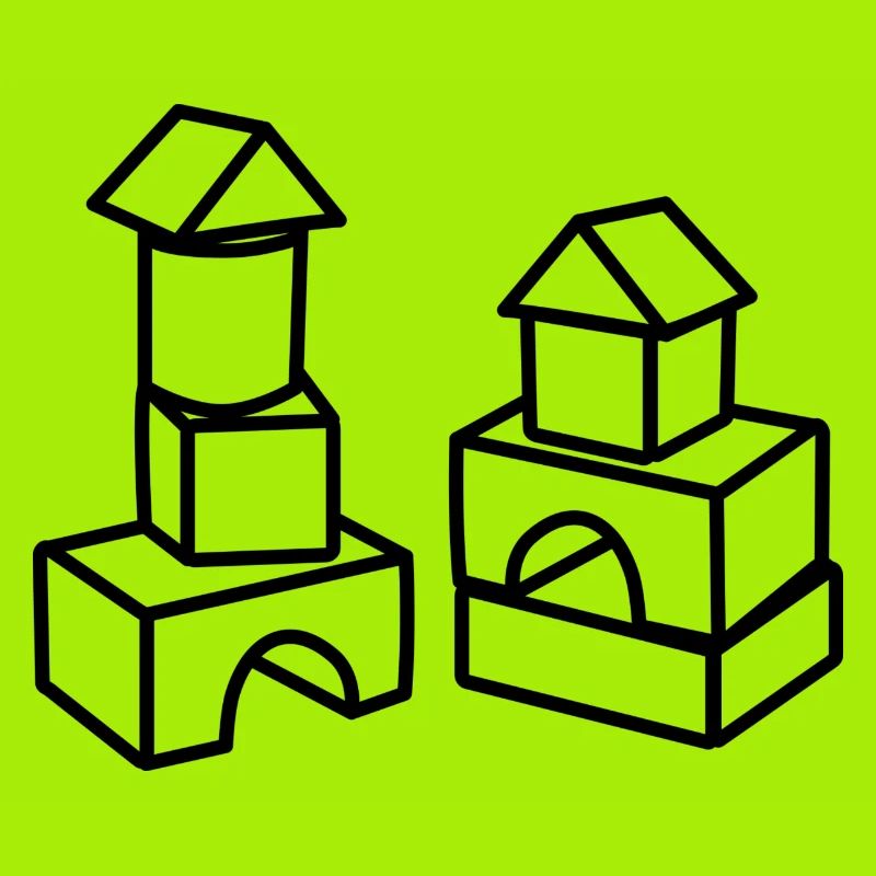 Building blocks as a stack