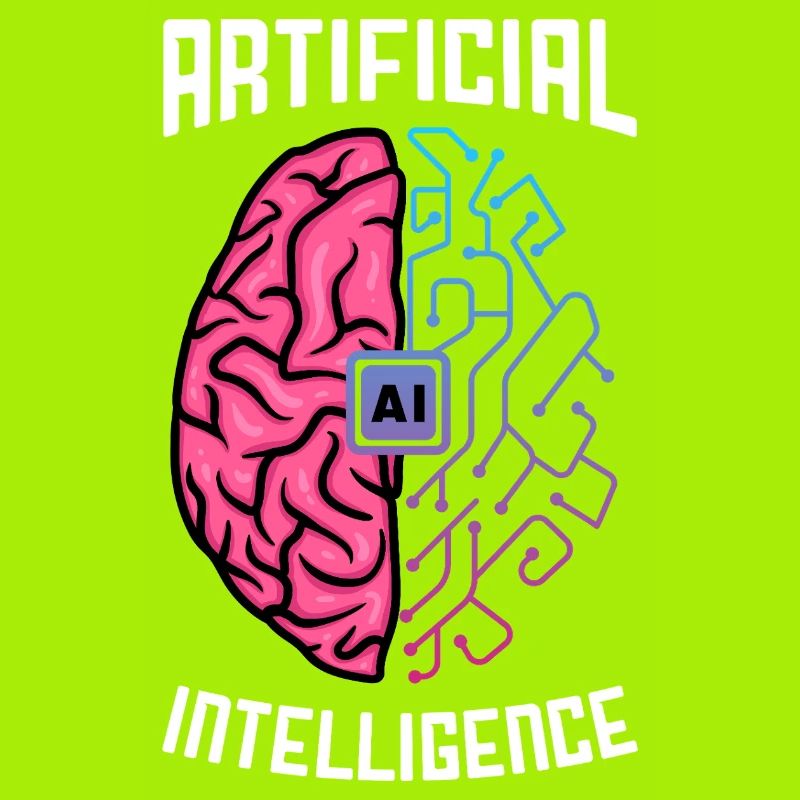 Artificial Intelligence Brain Tech Design