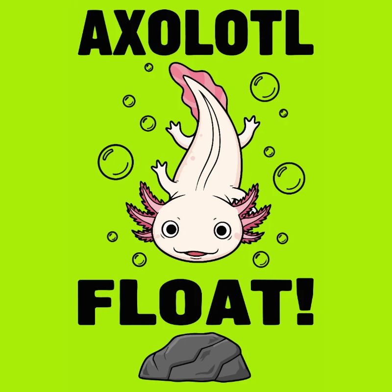 Axolotl Float Pink Salamander Aquarium