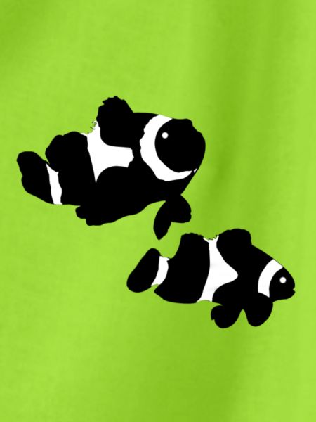 Clown Fisch Schablone