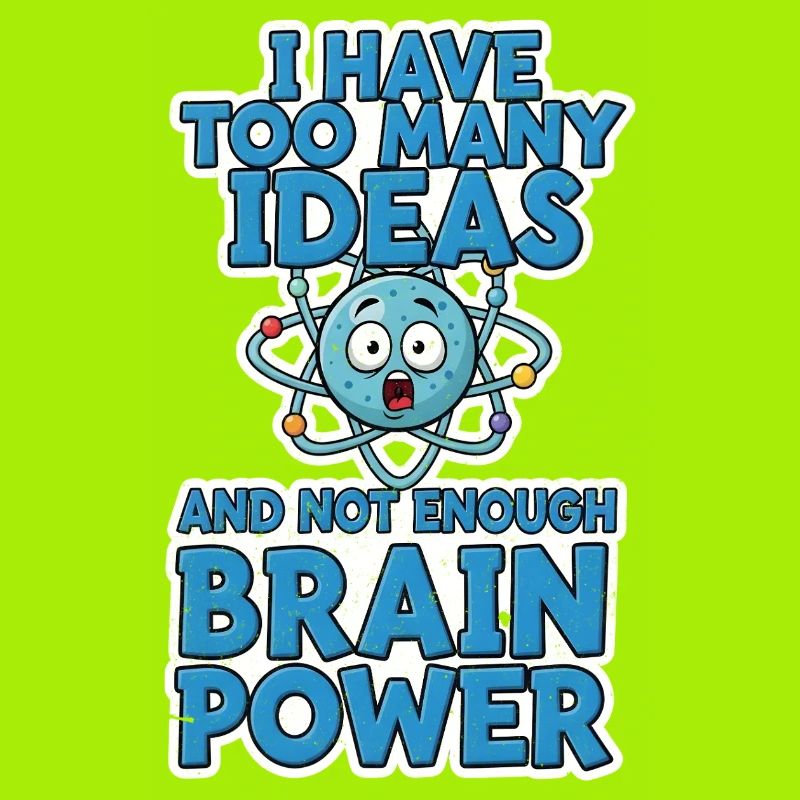 Brain Power Comic Shirt Geschenk