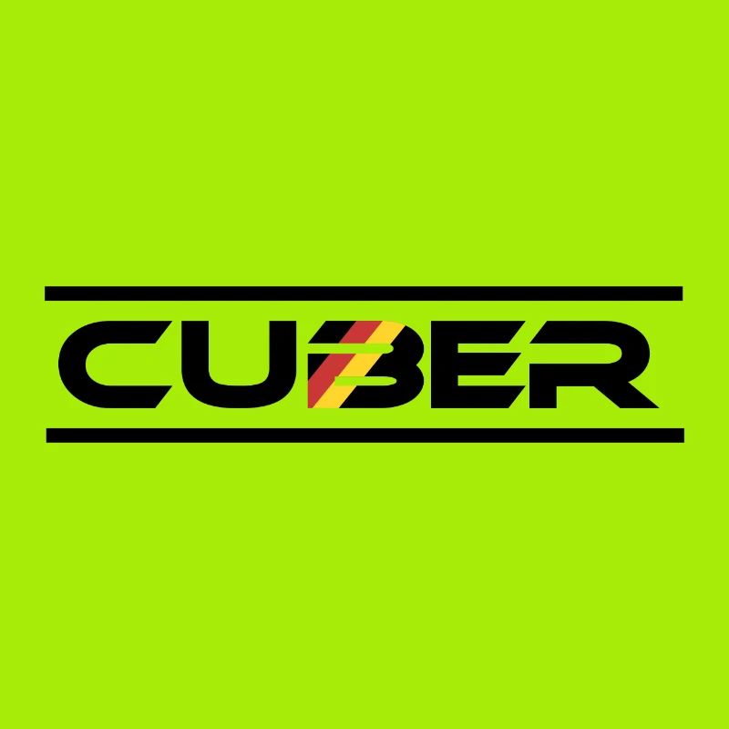Cuber Speedcubing Speedsolving Cubing Logo