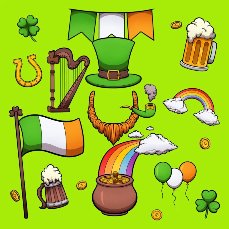 St. Patrick's Day Elemente