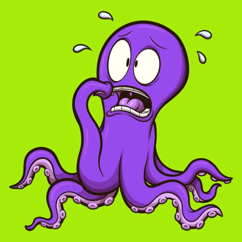 Scared Octopus