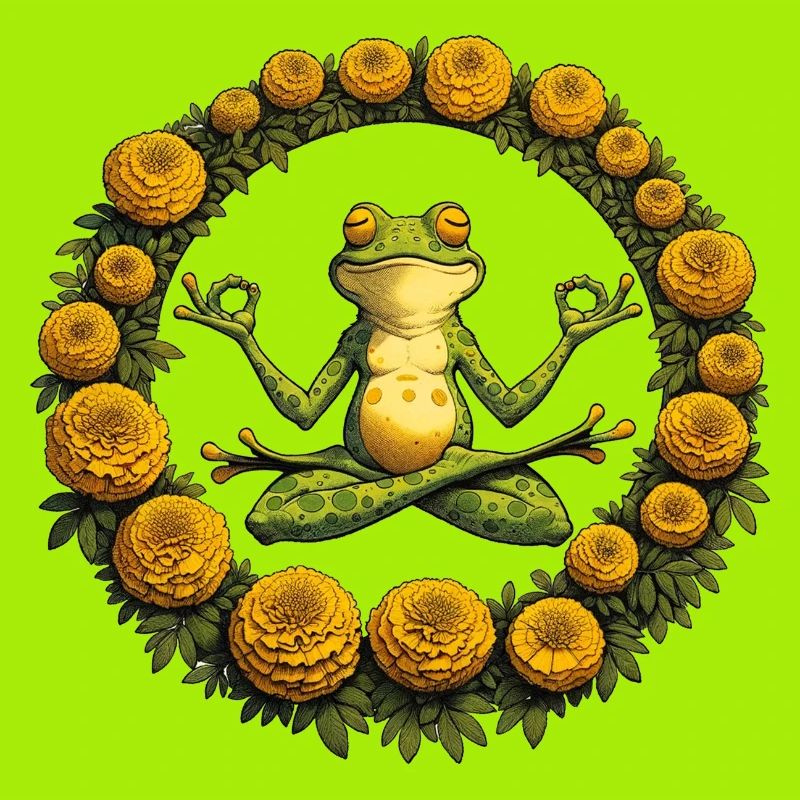 Meditation Frog