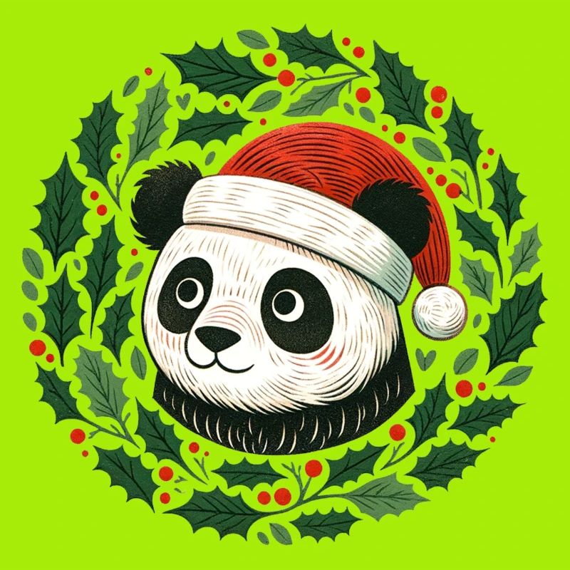 Weihnachts-Pandabär