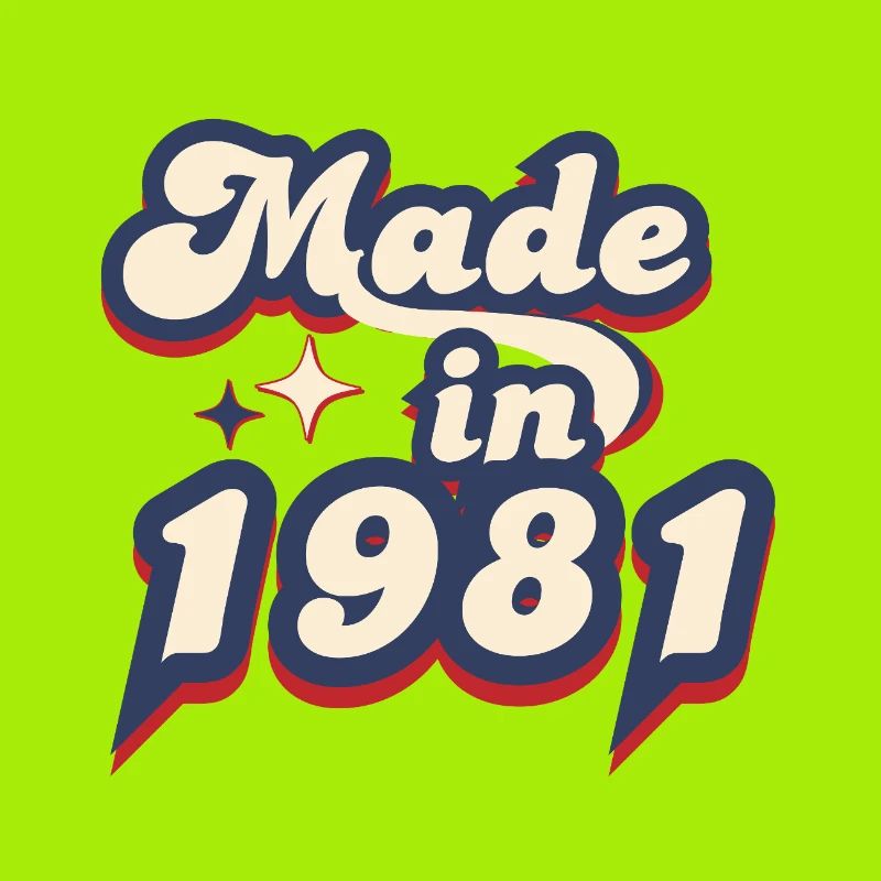 Made in 1981 Retro