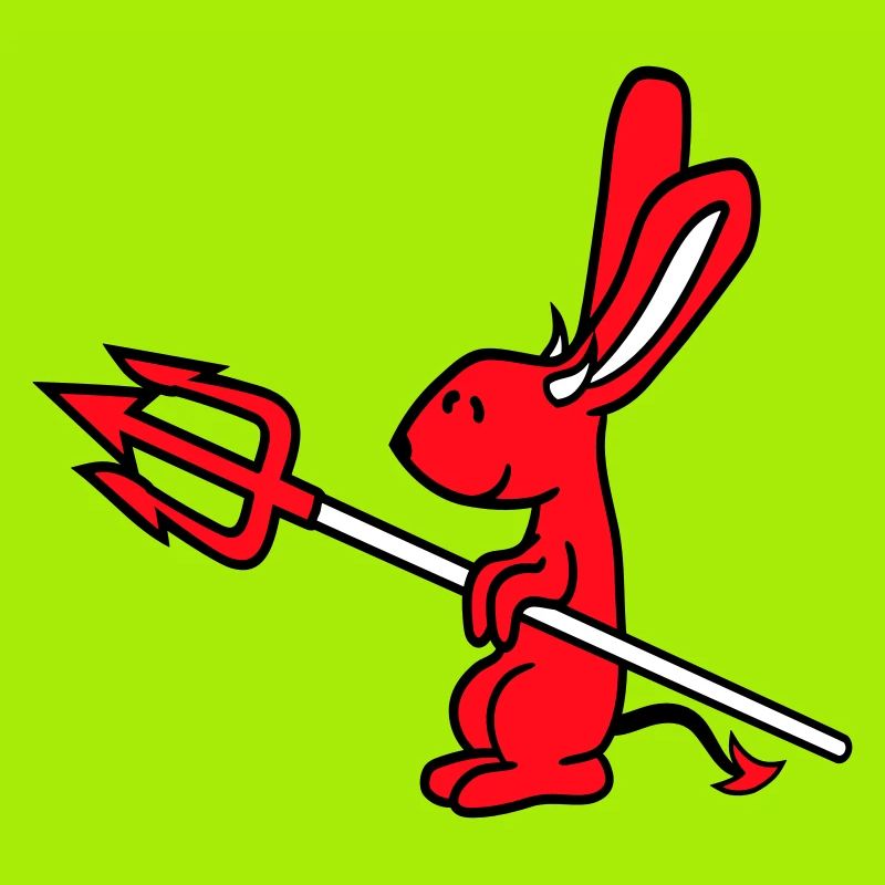 Bunny Devil Démon Mal Satan Enfer Trident Costume