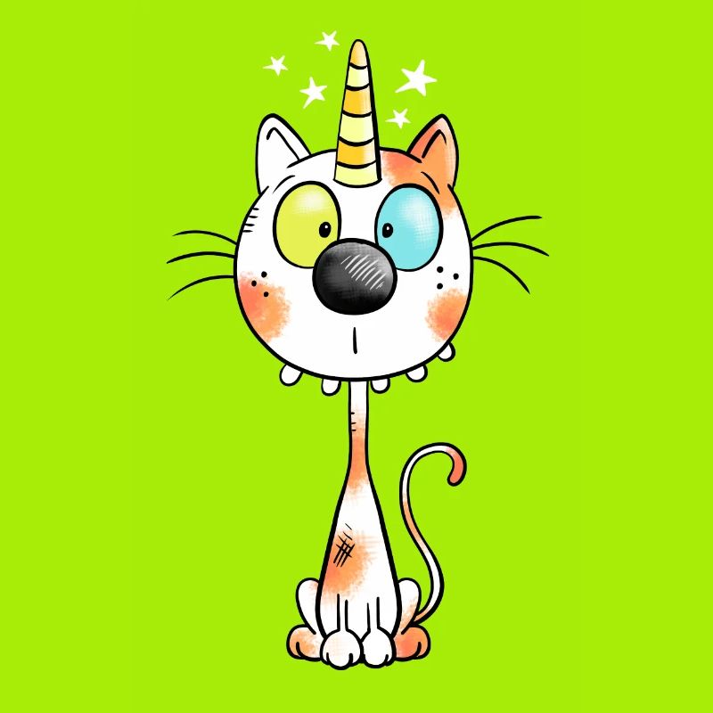Mignon chat comique