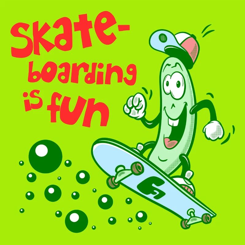 Skateboarding is fun
