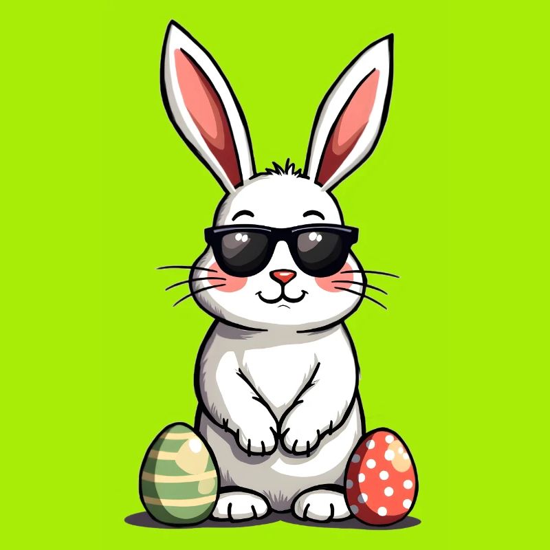Lapin de Pâques cool