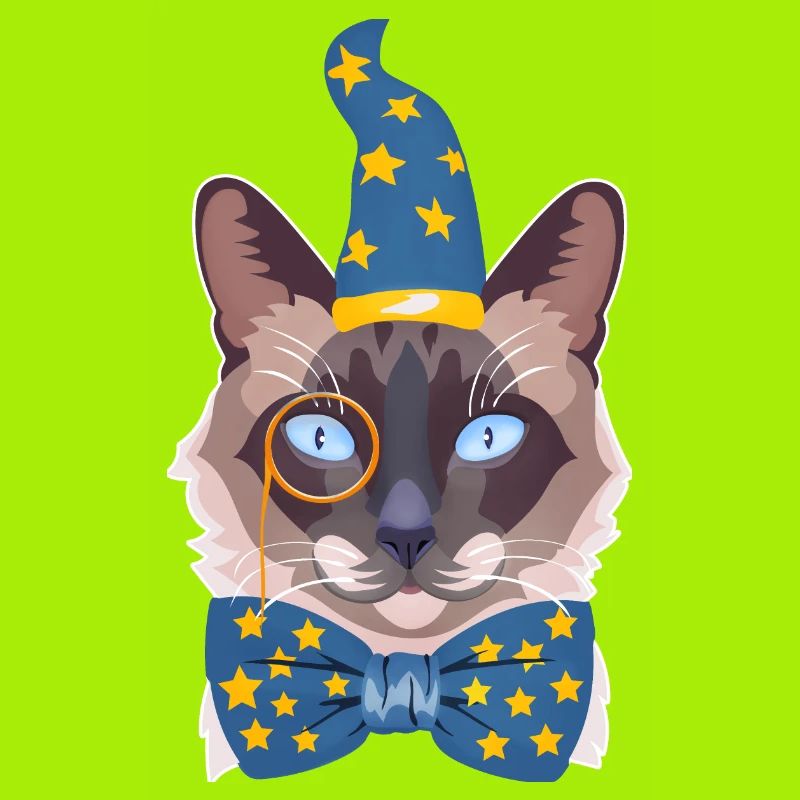the magician cat