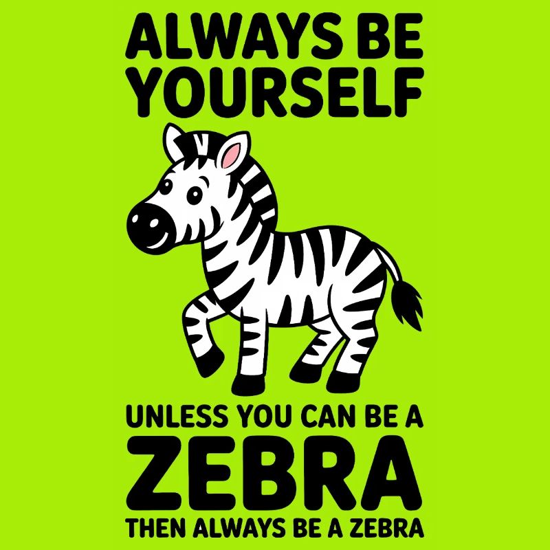 Zebra Spruch Lustiges Zebra Geschenk