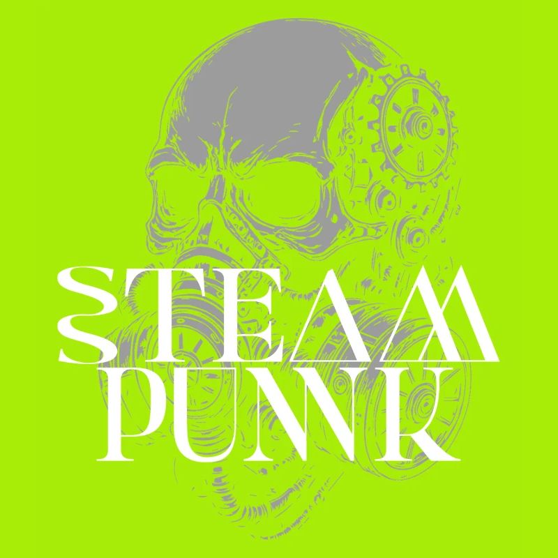 Steampunk Skull Gearwork