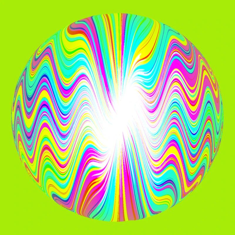 Psychedelic Bullet, Psychedelische Kugel.