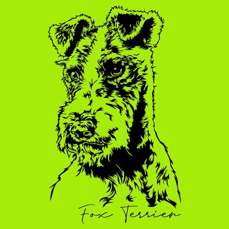 FOX TERRIER rauhaar Hounds Chiens Wilsigns