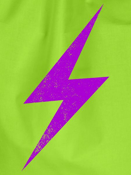 Neonlila Blitz Grafik